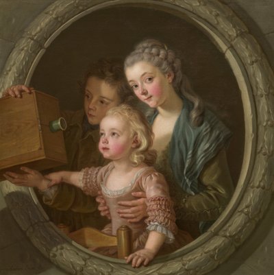 Kamera Obscura, 1764. by Amédée van Loo