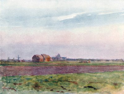 Flaman Ovası (renkli taş baskı) by Amedee (after) Forestier