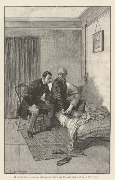 Altın Kapının Koğuşunda, Bret Harte by Amedee Forestier