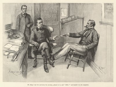 Altın Kapının Koğuşunda, Bret Harte by Amedee Forestier
