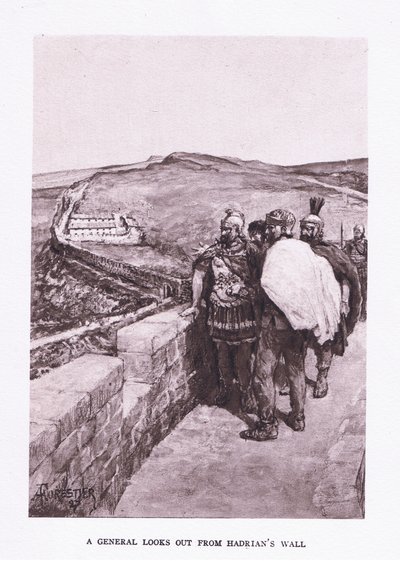 Bir general Hadrian Duvarı