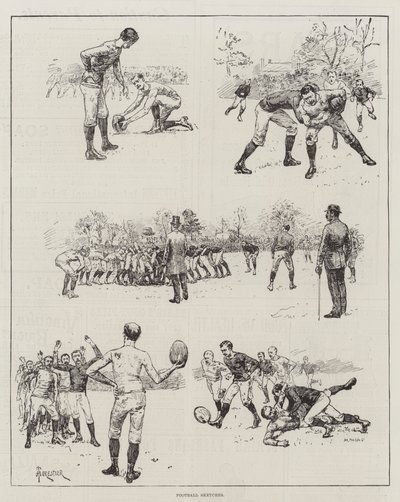 Futbol Eskizleri by Amedee Forestier