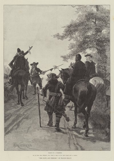 İnanç ve Özgürlük İçin, Walter Besant by Amedee Forestier