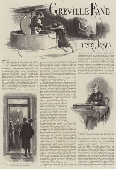 Greville Fane, Henry James by Amedee Forestier