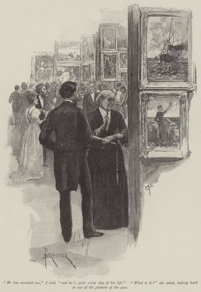 Greville Fane, Henry James by Amedee Forestier