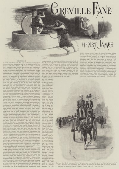 Greville Fane, Henry James by Amedee Forestier