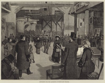 Drury-Lane Tiyatrosu'nda Pandomim provası by Amedee Forestier