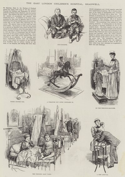 Doğu Londra Çocuk Hastanesi, Shadwell by Amedee Forestier
