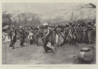 Lagos-Dahomey Sınır Sorusu, Tartışmalı Hinterland Bölgesinde Yerli Bir Dans by Amedee Forestier