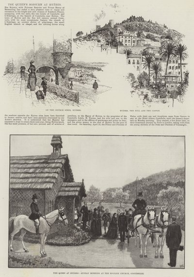 Kraliçe'nin Hyeres'teki Yolculuğu by Amedee Forestier