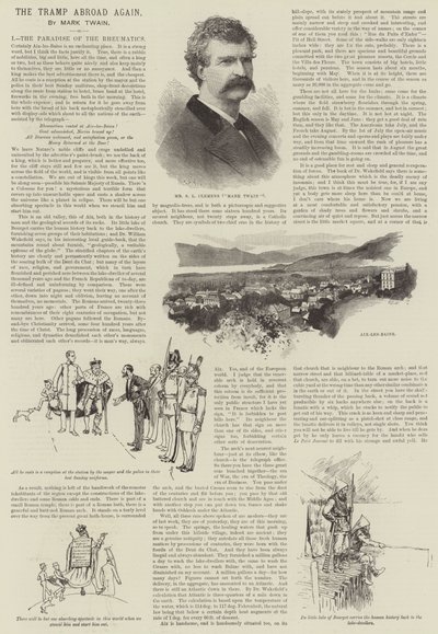 Yurtdışındaki Serseri, Mark Twain tarafından by Amedee Forestier