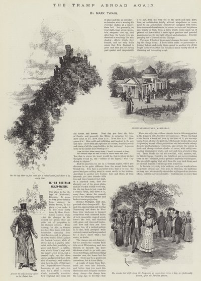Yurtdışındaki Serseri, Mark Twain by Amedee Forestier