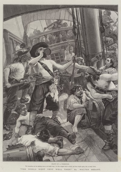 Sonra Dünya Çok İyi Gitti, Walter Besant by Amedee Forestier