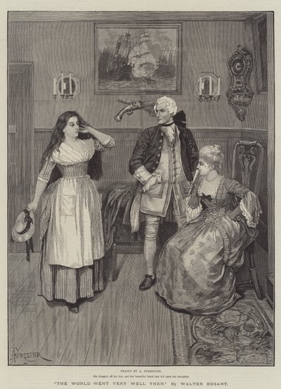 Sonra Dünya Çok İyi Gitti, Walter Besant by Amedee Forestier