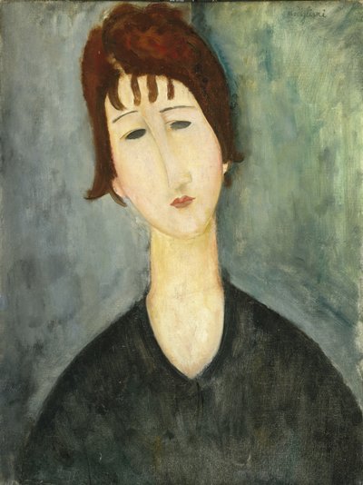 Bir Kadın, 1917-20 by Amedeo Modigliani