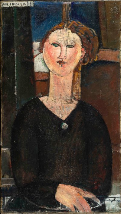 Antonia, 1915. by Amedeo Modigliani
