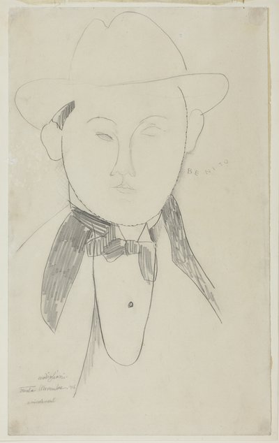 benito by Amedeo Modigliani