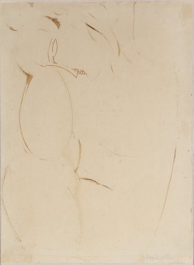 kariatid by Amedeo Modigliani