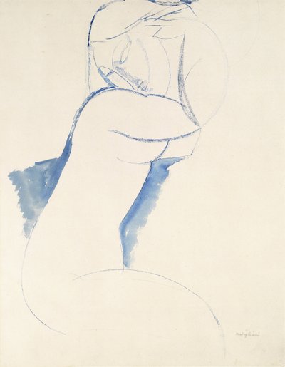 Karyatid, c.1913 by Amedeo Modigliani
