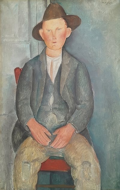 Küçük çiftçi. 1918 civarında by Amedeo Modigliani