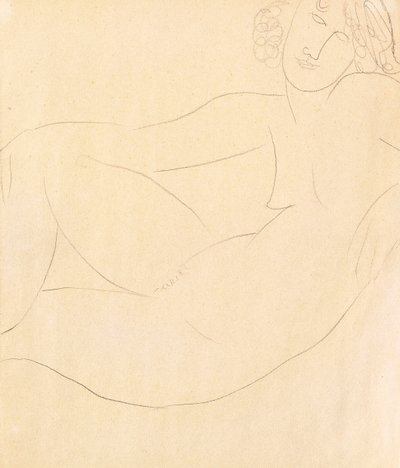Çıplak Kadın Accoudee, 1918 by Amedeo Modigliani