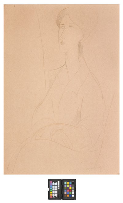 Hanks Zborowska elleri kucağında by Amedeo Modigliani