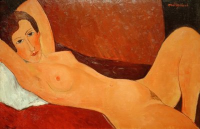 Uzanmış Çıplak (Celine Howard) by Amedeo Modigliani