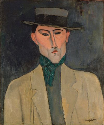 şapkalı adam by Amedeo Modigliani