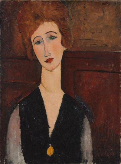 Bir Kadının Portresi by Amedeo Modigliani