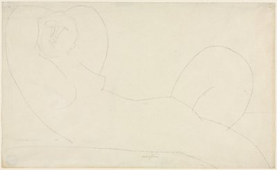 uzanmış kadın çıplak by Amedeo Modigliani