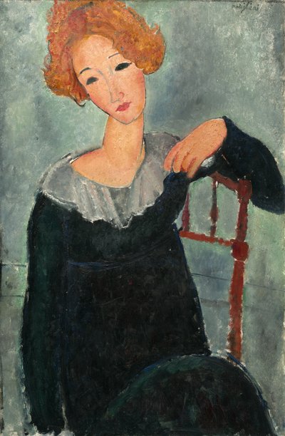 Kızıl Saçlı Kadın by Amedeo Modigliani