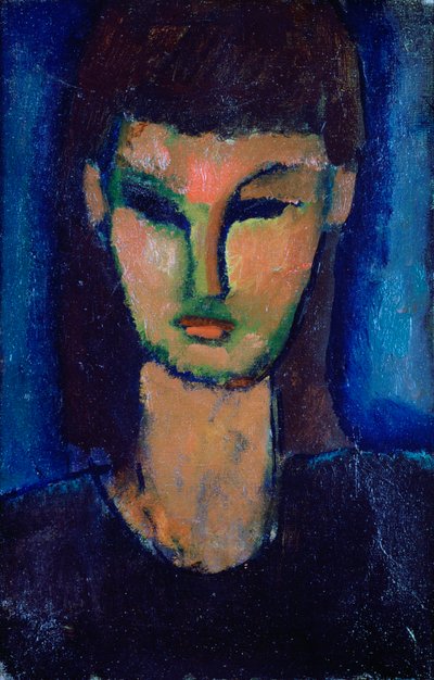 Genç Kadın, c1910 by Amedeo Modigliani