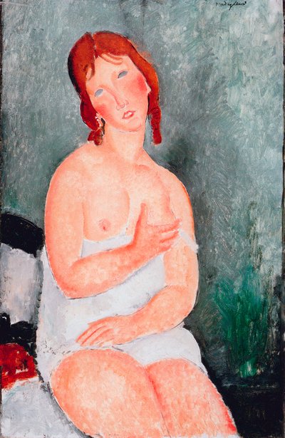 Gömlekli Genç Kadın, 1818 by Amedeo Modigliani