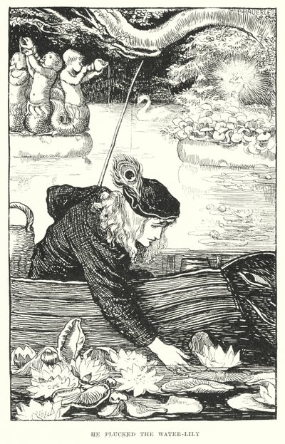 Nilüferi kopardı (gravür) by Amelia M. (attr.to) Bowerley or Bauerle