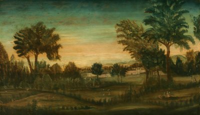Binalarla Peyzaj by American 18th Century