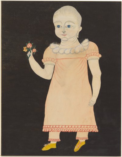 Güllü Pembe Elbiseli Bebek by American 19th Century