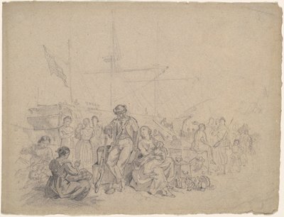 liman sahnesi by American 19th Century