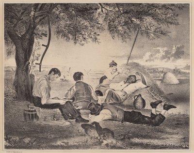 çiftçinin öğle yemeği by American 19th Century