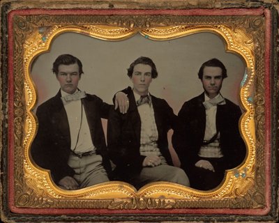 Üç Genç Adamın Portresi by American 19th Century