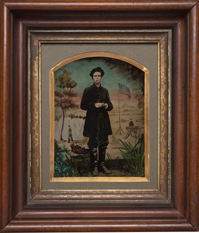 Bir İç Savaş Askerinin Portresi by American 19th Century