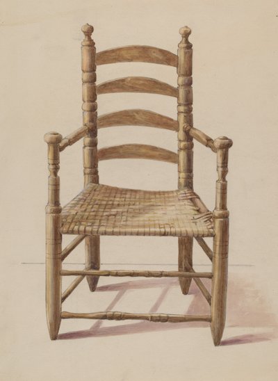 Merdiven Sırtlı Sandalye by American 20th Century