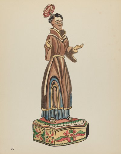 Levha 37: St. Anthony Bulto: Portföyden "New Mexico