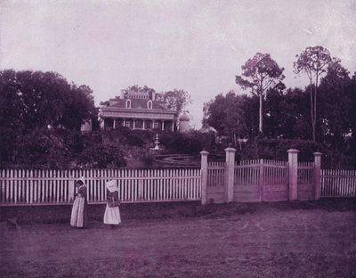 Mississippi'de bir çiftlik evi (s/b fotoğraf) by American Photographer (after)