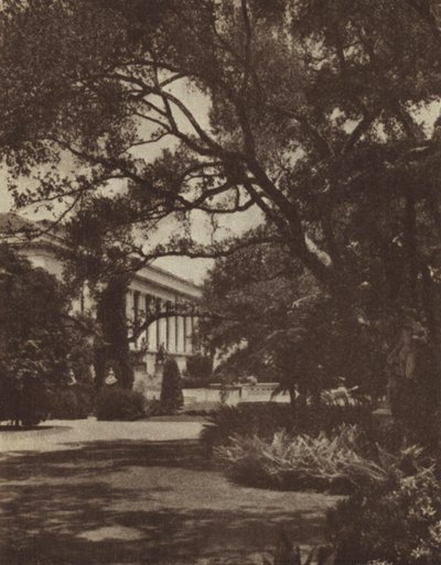 California: Huntington Kütüphanesi (s/b fotoğraf) by American Photographer (after)