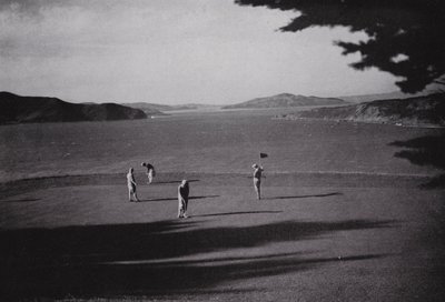 California: San Francisco, Lincoln Park, Golden Gate, okyanus ve şehir manzaralı (s/b fotoğraf) by American Photographer (after)