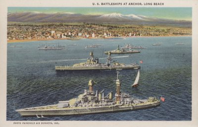 California: ABD Zırhlıları demir atmış, Long Beach (fotoğraf) by American Photographer (after)