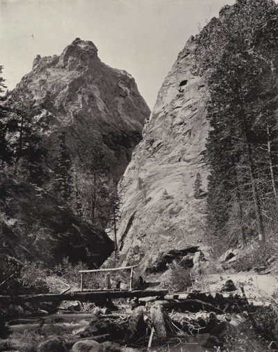 Cheyenne Kanyonu, Colorado (s/b fotoğraf) by American Photographer (after)