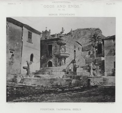 Çeşme, Taormina, Sicilya (s/b fotoğraf) by American Photographer (after)