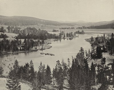 Hayden Valley, Yellowstone Ulusal Parkı (s/b fotoğraf) by American Photographer (after)