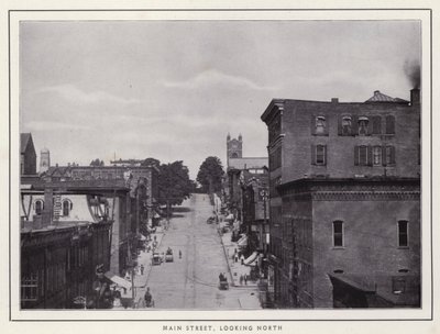 Jamestown, NY: Ana Cadde, Kuzeye bakıyor (s/b fotoğraf) by American Photographer (after)